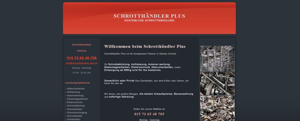 Schrott-Recycling | schrotthaendler-plus